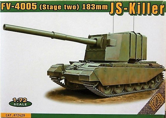 ACE 72429 FV4005 JS-killer 183mm on Centurion hull 1/72