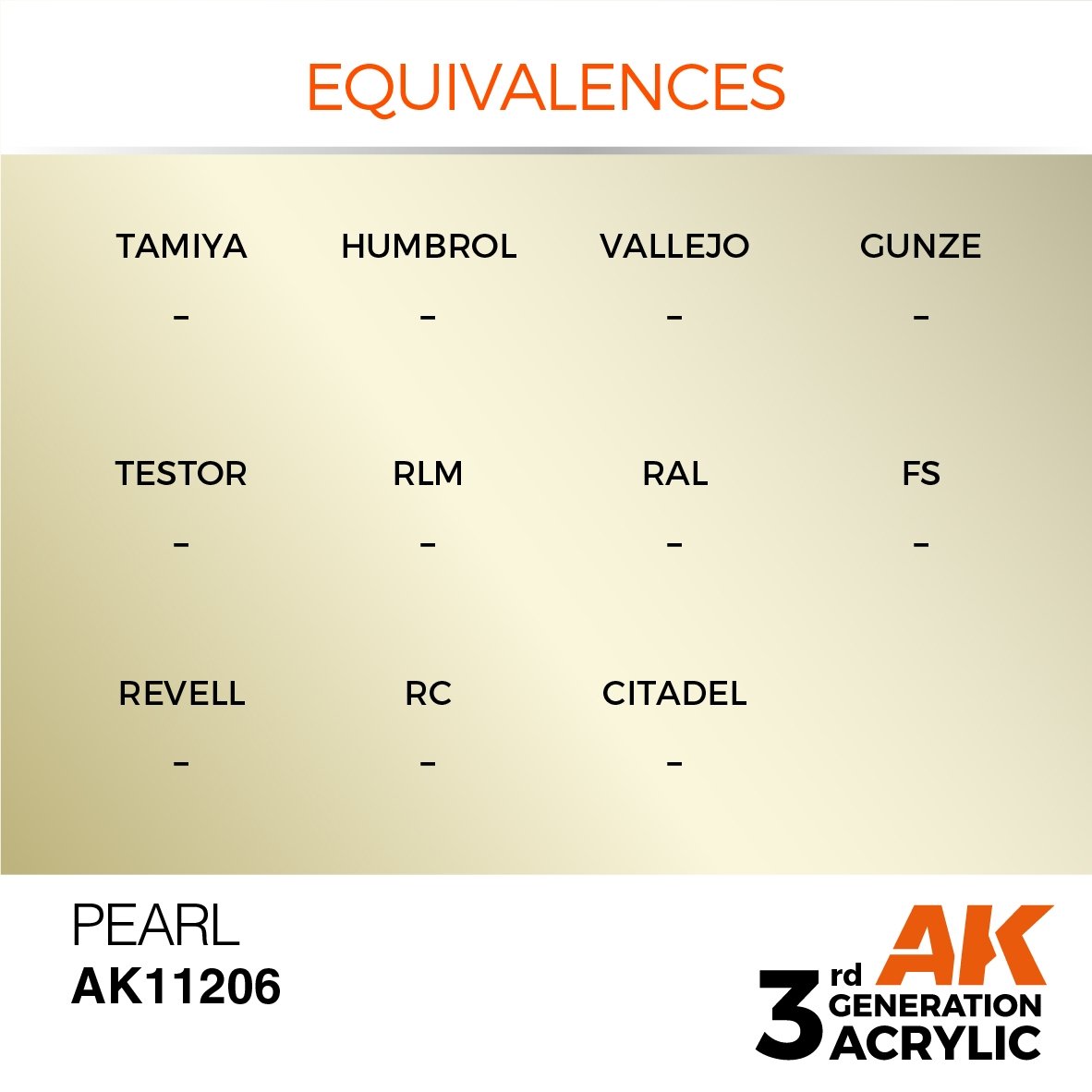 AK Interactive AK11206 PEARL – METALLIC 17ml – Bild 3