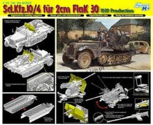 Dragon 6739 Sd.Kfz. 10/4 fur 2cm FlaK 30 (version 1939) 1/35 – zdjęcie 2