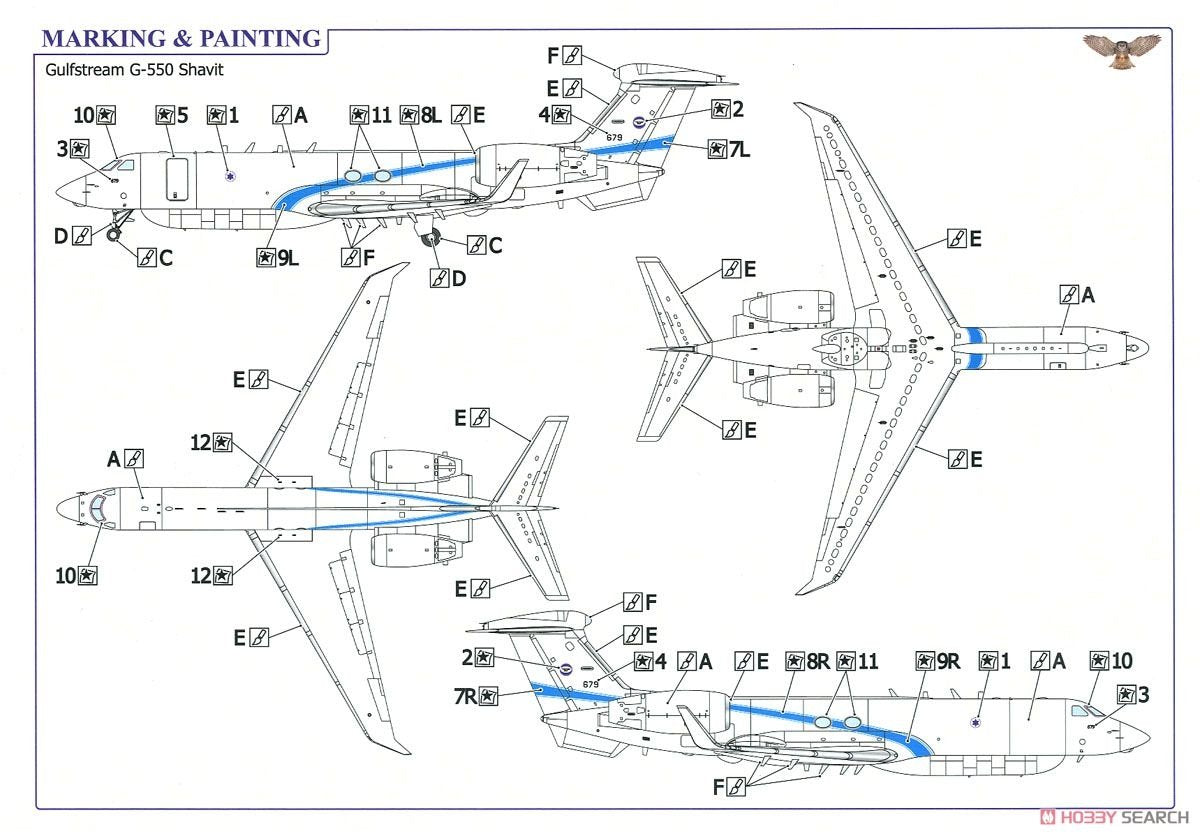 Sova 72018 Gulfstream G-550 Shavit 1/72  – image 4