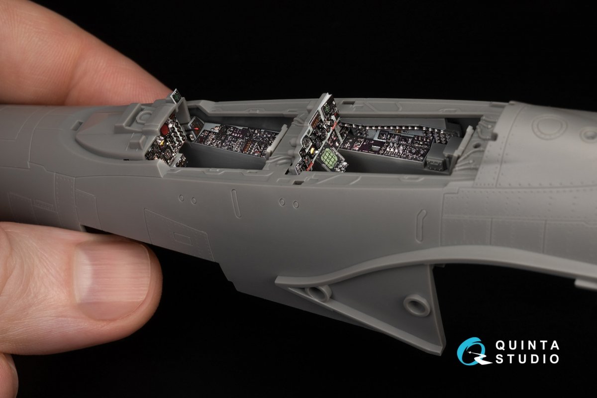 Quinta Studio QDS-48370 F-4E late without DMAS 3D-Printed &amp;amp; coloured Interior on decal paper (Meng) (Small version) 1/48 – Bild 13