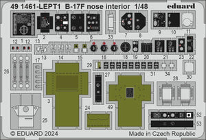 Eduard BIG49427 B-17F alternate nose (frame X) PART I EDUARD 1/48 – Bild 5