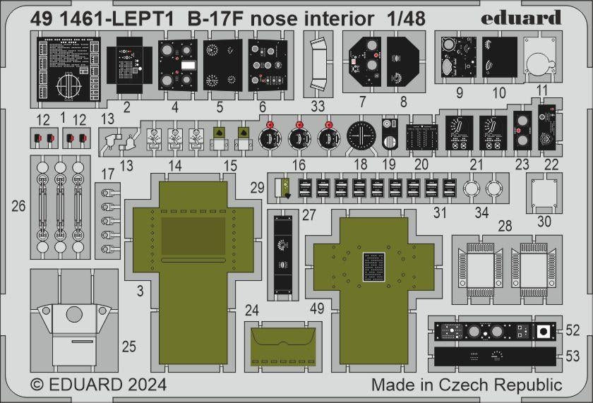 Eduard BIG49427 B-17F alternate nose (frame X) PART I EDUARD 1/48 – Bild 5