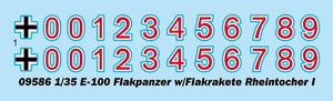 Trumpeter 09586 E-100 Flakpanzer w/Flakrakete Rheintocher I 1/35 – immagine 3