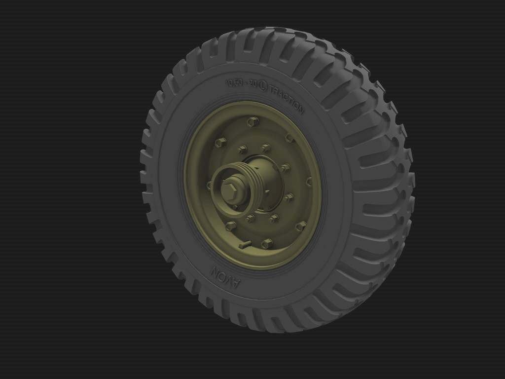 Panzer Art RE35-611 Fordson WOT 6 road wheels (AVON) 1/35 – Bild 2