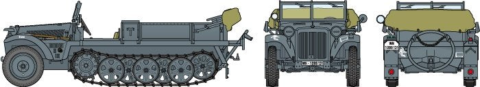 Tamiya 37016 German 1ton Half-Track Sd.Kfz.10 1/35 – zdjęcie 6
