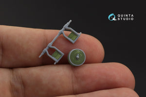 Quinta Studio QD32102 T-6G 3D-Printed coloured Interior on decal paper (Kitty Hawk) 1/32 – immagine 10