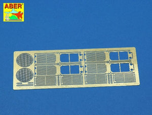 Aber 35G26 Grilles for german tank Standardpanzer E-75 or E-50 1/35