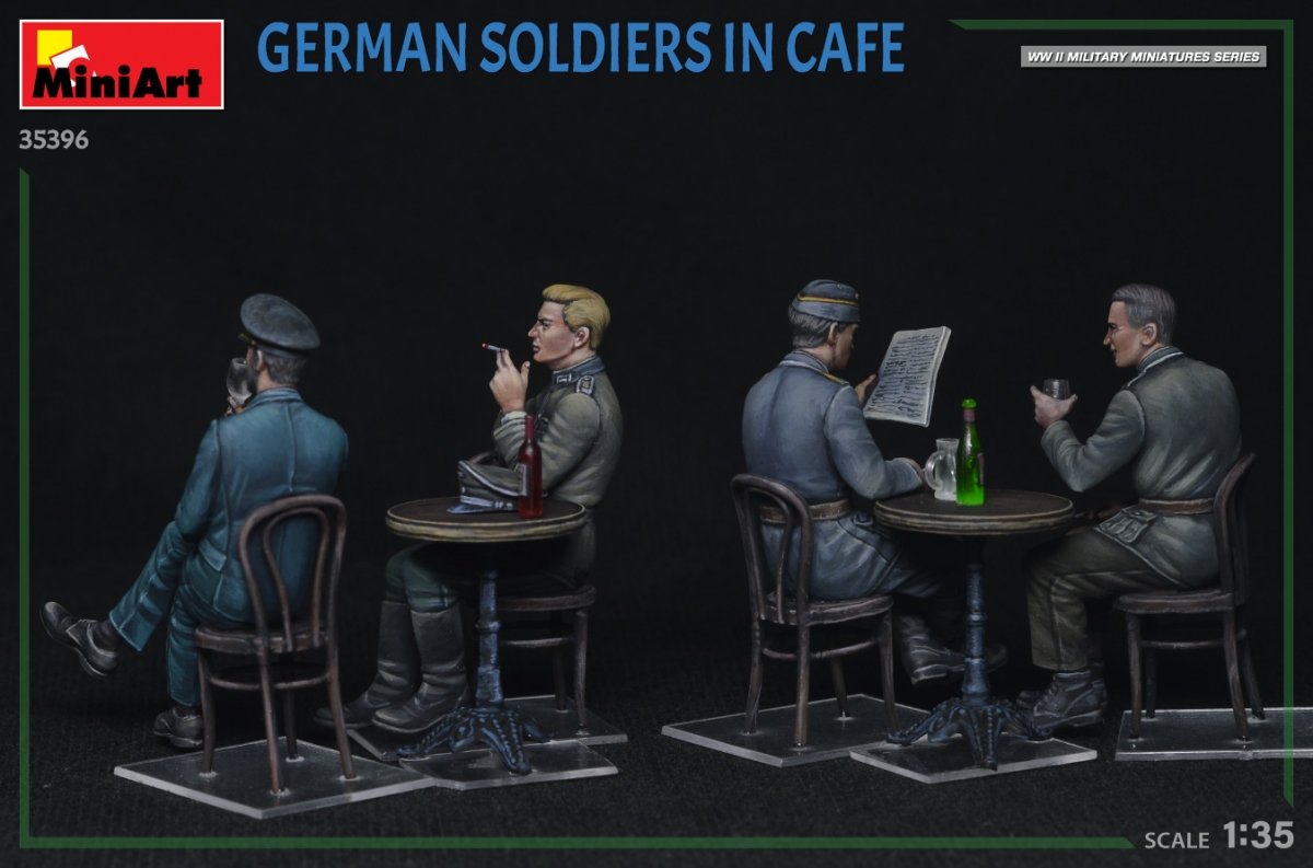 MiniArt 35396 GERMAN SOLDIERS IN CAFE 1/35 – Bild 6