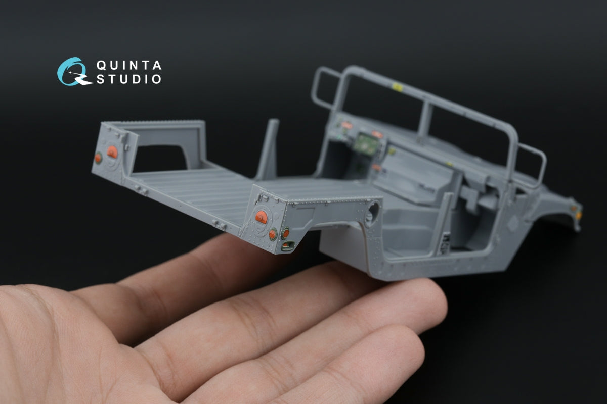 Quinta Studio QD35154 Humvee family 3D-Printed &amp;amp; coloured Interior on decal paper (ICM) 1/35 – immagine 6
