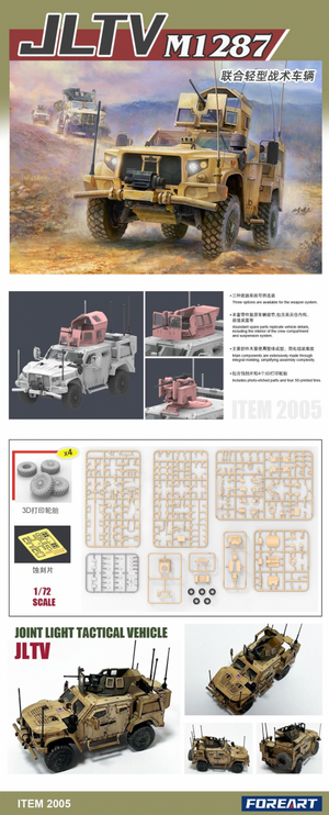ForeArt 2005 M1278 JLTV Joint Light Tactical Vehicle 1/72 – immagine 2