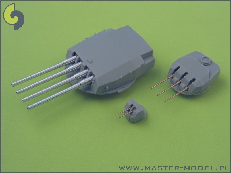 Master SM-350-039 Richelieu armament - 380mm(8pcs), 152mm(9pcs), 100mm(12pcs) barrels – immagine 5
