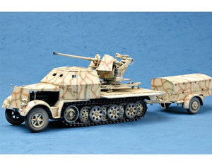 Trumpeter 01526 German Sd.Kfz.7/2 3.7cm Flak 37 auf Selbstfahrlafette Late 1/35 – immagine 2