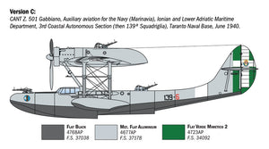 Italeri 0112 CANT Z.501 Gabbiano 1/72 – immagine 7