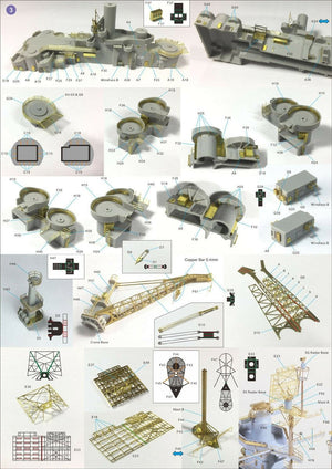 Kit de détails Very Fire VF350006 USS CB-1 Alaska (Hobby Boss 86513) 1/350 – image 5