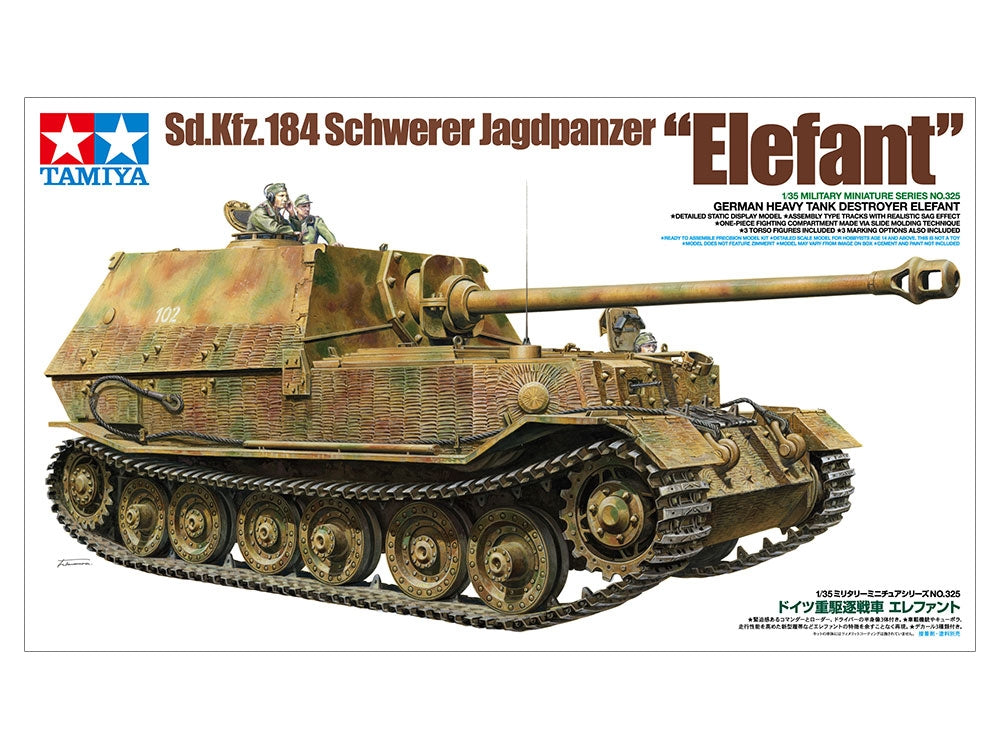 Tamiya 35325 German Tank Destroyer Elefant 1/35 – immagine 2