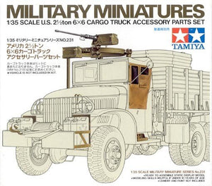 Tamiya 35231 U.S. 2 -Ton 6x6 Cargo Truck Accessory Parts Set 1/35