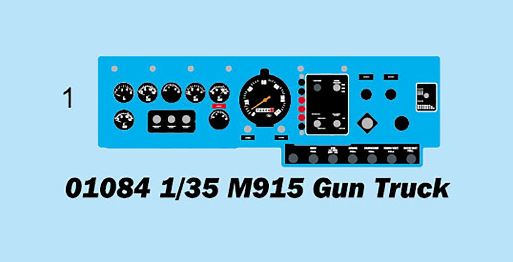 Trumpeter 01084 M915 Gun Truck 1/35 – Bild 4