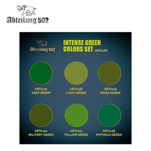 502 Abteilung ABT1166 – INTENSE GREEN COLORS SET (6pcs) – immagine 2