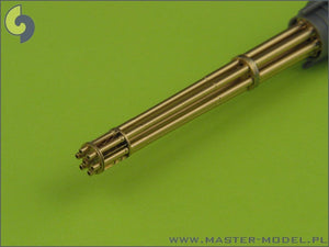 Master AM-32-029 M61 A1 Vulcan - Six-barrelled rotary 20mm cannon - turned barrels with etched barrel clamps 1/32 – imagen 3