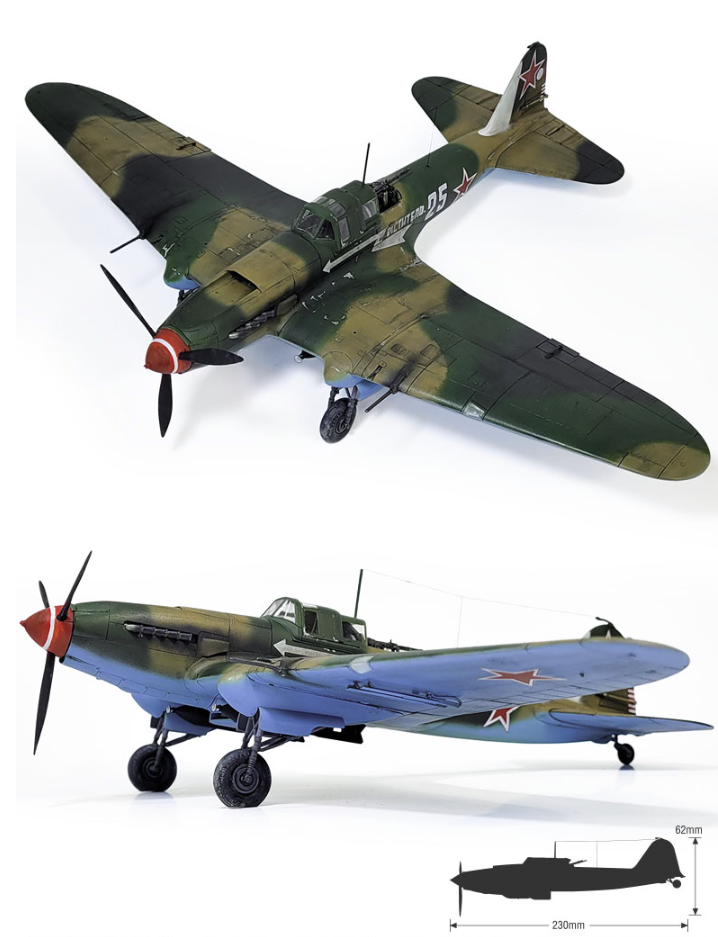 Academy 12357 Il-2m3 Berlin 1945 1/48 – zdjęcie 8