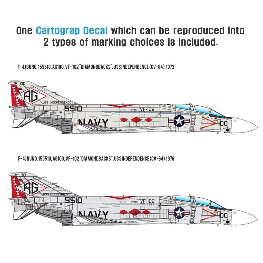 Academy 12323 USN F-4J VF-102 Diamondbacks 1/48 – Bild 4