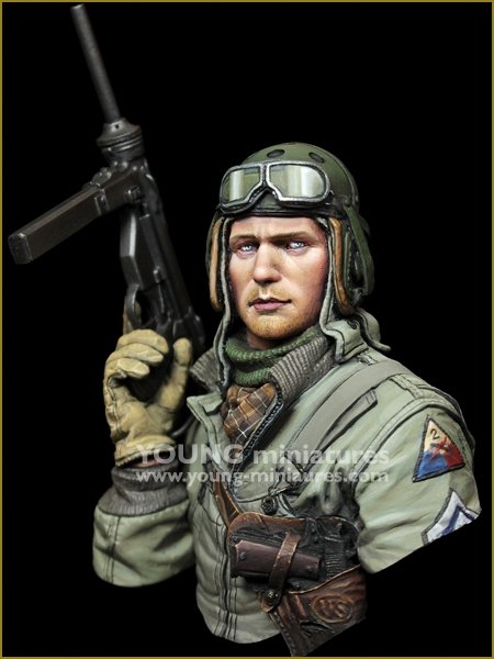 Young Miniatures YM1881 US Tank Crew WWII HELL ON WHEELS 1/10 – Bild 2