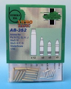 Eureka XXL AB-352 7,5 cm Ammo for Kw.K.40/Stu.K.40 L/43 and L/48 1/35 – immagine 2