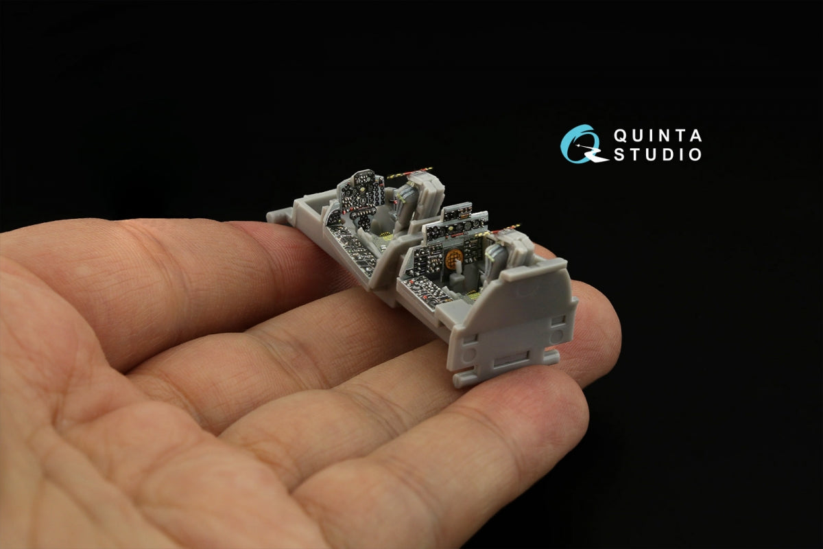 Quinta Studio QD72080 F-4J Late 3D-Printed &amp;amp; coloured Interior on decal paper (Fine Molds) 1/72 – immagine 9