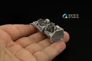 Quinta Studio QD72080 F-4J Late 3D-Printed &amp;amp; coloured Interior on decal paper (Fine Molds) 1/72 – immagine 9