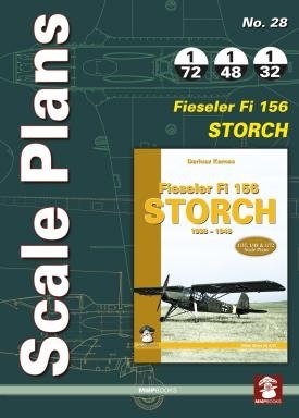 MMP Books 78975 Plans à l&amp;#39;échelle n° 28 Fieseler Fi 156 Storch EN