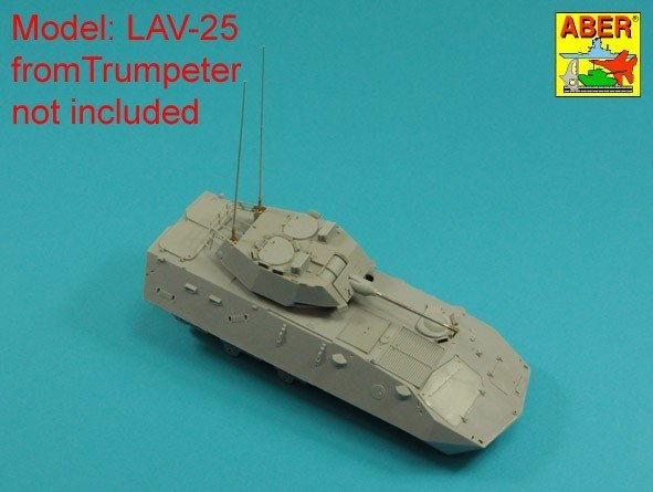 Aber R-44 Zestaw 2 anten VHF pojazdów NATO / Set of 2 NATO antennas with mount bases 1/35 – imagen 12