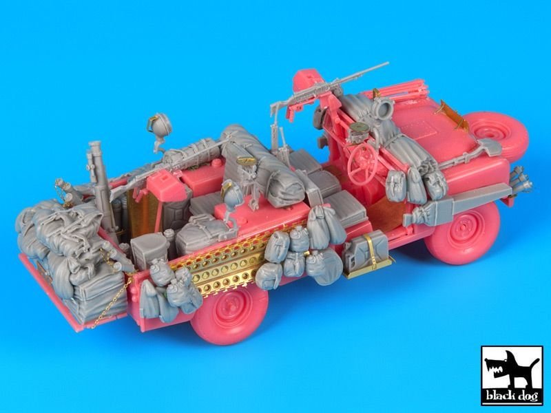 Black Dog T35117 Land Rover Pink Panther accessories set 1/35 – immagine 3