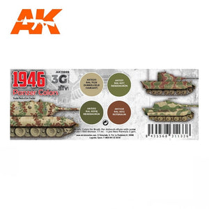 AK Interactive AK11669 3G 1946 PANZER COLORS 4x17 ml – Bild 2
