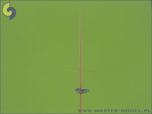 Master SM-350-024 Russian cruiser Varyag (1899) masts and yards set – immagine 3