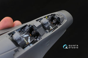 Quinta Studio QD32031 F-16I 3D-Printed &amp;amp; coloured Interior on decal paper (for Academy kit) 1/32 – immagine 6