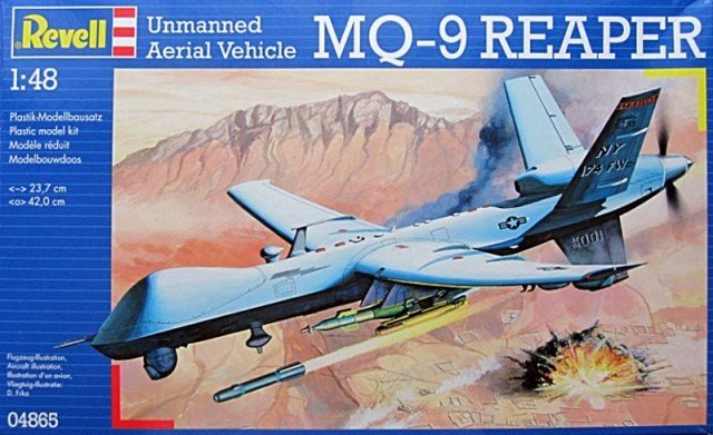 Revell 04865 MQ-9 Reaper - Unmanned Aerial Vehicle 1/48