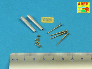 Aber 35L-207 Barrels for British WWI Tank Mk.V Male for 6 pdr (57mm) gun x 2pcs. 8mm Hotchkiss m.1909 x 4pcs. 1/35 – Bild 2