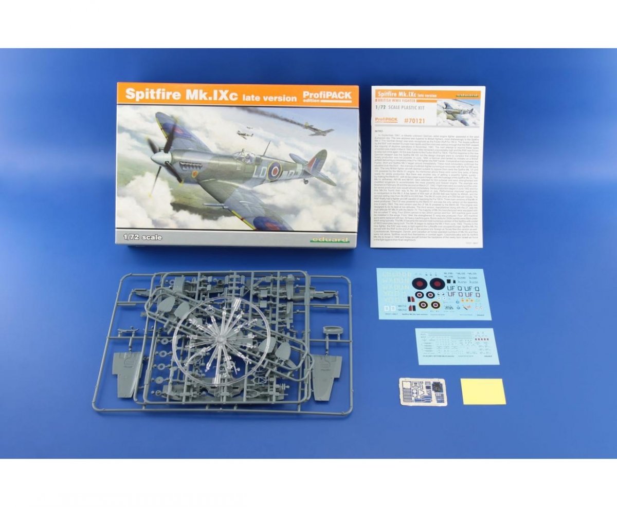 Eduard 70121 Spitfire Mk.IXc late version 1/72 – immagine 2