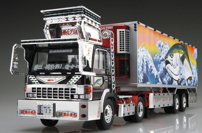 Aoshima 05286 Shimane no Brimaro (Refrigerated Trailer) 1/32 – imagen 2
