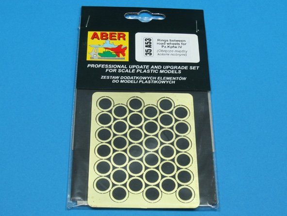 Aber 35A053 Obręcze między kołami nośnymi dla Pz.IV 1/35 – Bild 3