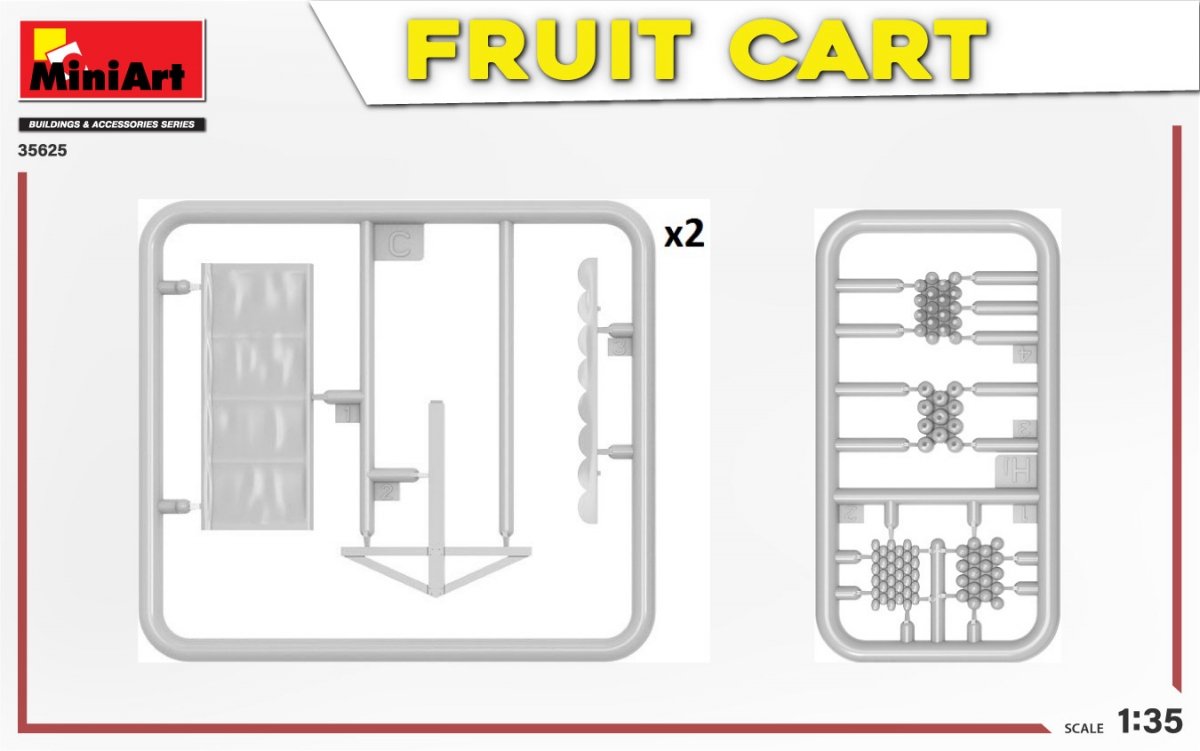 MiniArt 35625 FRUIT CART 1/35 – imagen 8