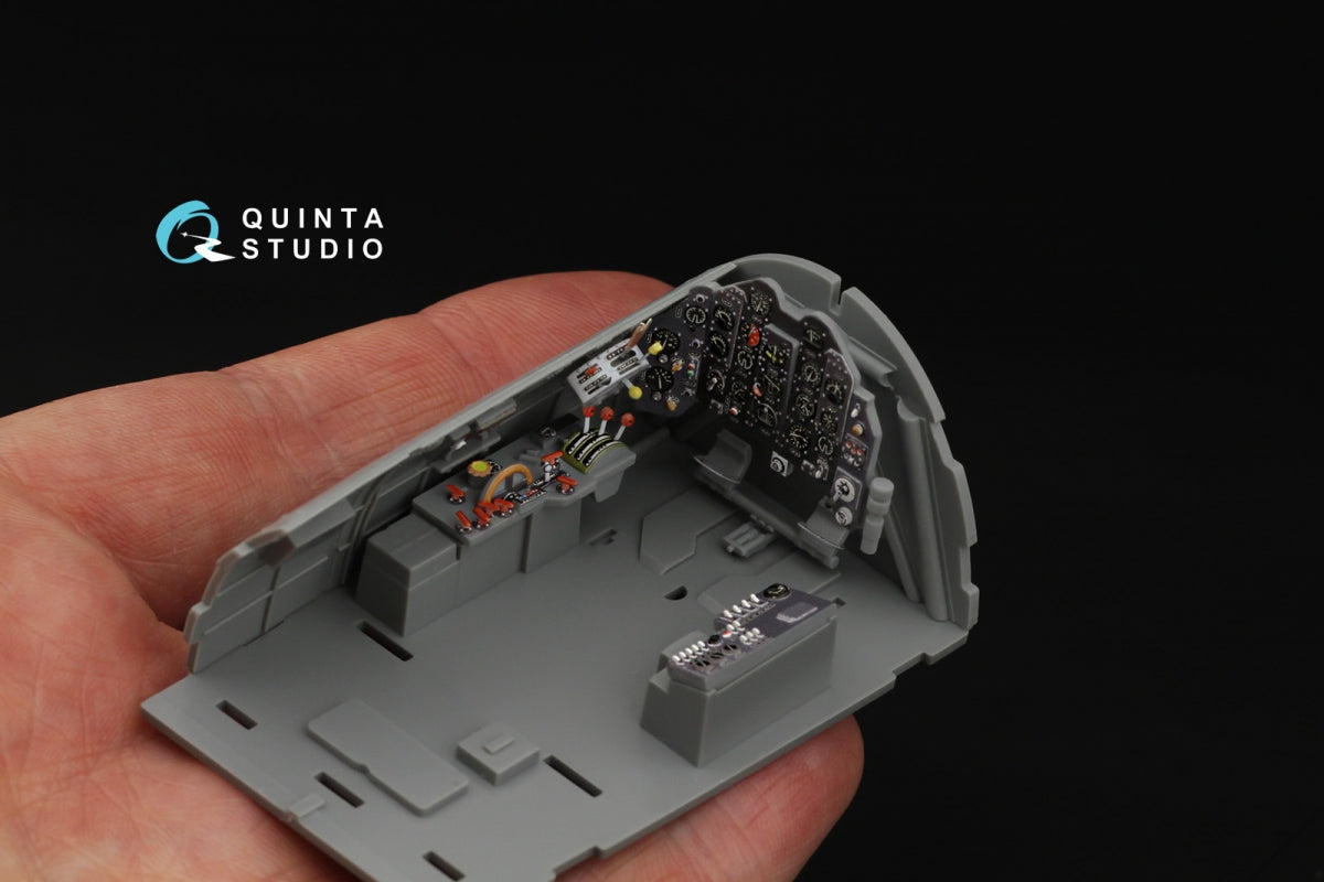 Quinta Studio QD32245 N1K2-J Shidenkai 3D-Printed &amp;amp; coloured Interior on decal paper (Hasegawa) 1/32 – immagine 8