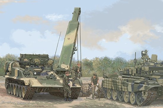 Trumpeter 09554 Véhicule blindé de dépannage russe BREM-1M 1/35