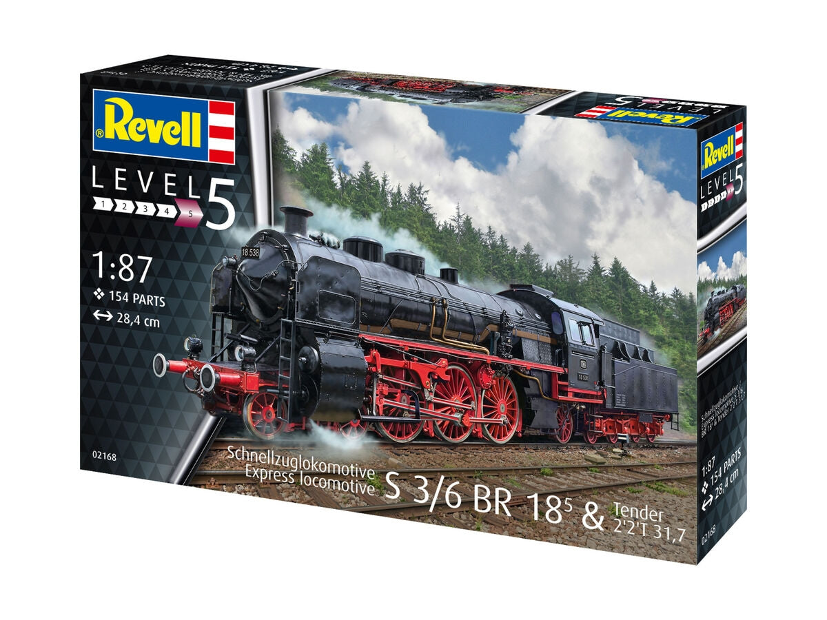 Revell 02168 Locomotive Express S3/6 BR18 avec tender 1/87