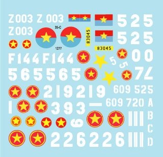 Star Decals 35-C1277 Vietnam 5. NVA 1/35 – Bild 2