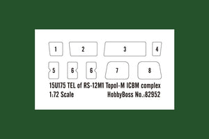 Hobby Boss 82952 15U175 TEL of RS-12M1 Topol-M ICBM complex 1/72 – image 3
