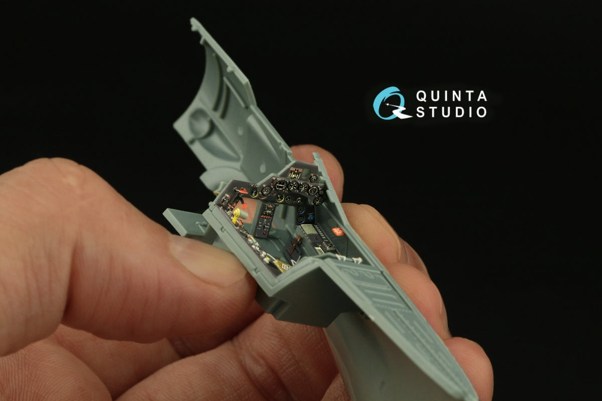 Intérieur imprimé en 3D et coloré sur papier décalcomanie Quinta Studio QD48315 Fw 190A-5/6 (Eduard) 1/48 – image 8