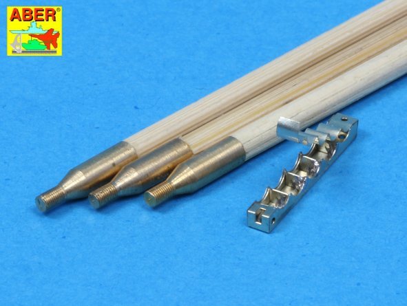 Aber 16052 Barrel cleaning rods with brackets for Tiger II 1/16 – zdjęcie 5