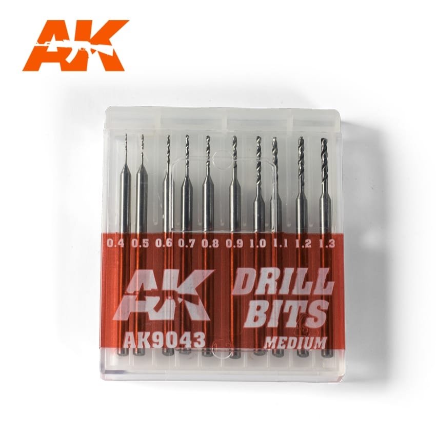AK Interactive AK9043 DRILL BITS (0.4-1.3) – Bild 2